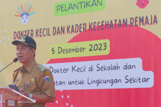 Pelantikan Dokter Kecil dan Kader Kesehatan Remaja Puskesmas Kembangan 2024