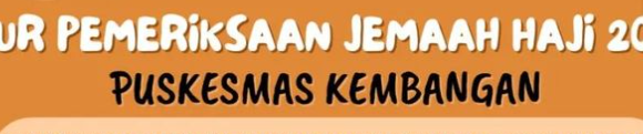 Pemeriksaan kesehatan Jemaah Haji